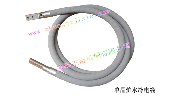 Water cooled cable for single crystal furnace