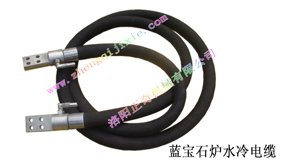 Water cooled cable for sapphire furnace