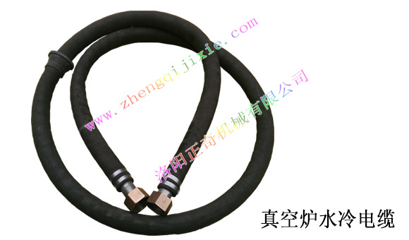 Water cooled cable for vacuum furnace